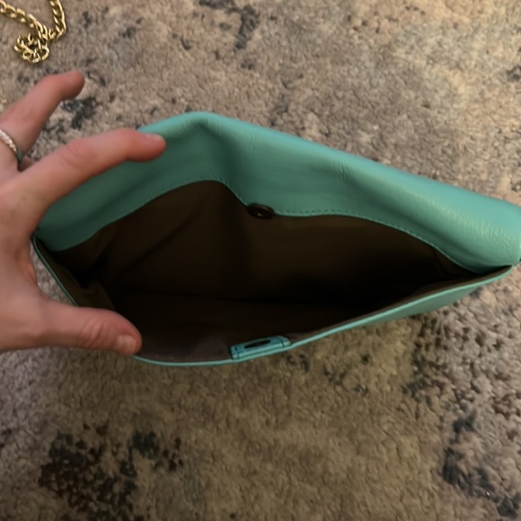 J Crew 100% Leather Envelope Purse - Picture 6 of 7